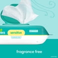 thumbnail image 3 of Toallitas para bebés Pampers Sensitive a base de agua, 3 paquetes de recambio, 3 of 8