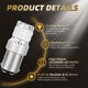 thumbnail image 3 of Kenally 2 uds., lámpara de señal de giro de freno de coche, bombilla LED, ángulo de iluminación amplio, bajo consumo de energía, luz de marcha Type2 NO2 Kenally VI016266-01, 3 of 6