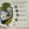 thumbnail image 7 of MUKTIVE Boat Urn for Adults Men - Green Cremation Urns for Human Ashes - Large Urns for Ashes Adult Male - 10 Inch Urn for Burial Mom, 7 of 7