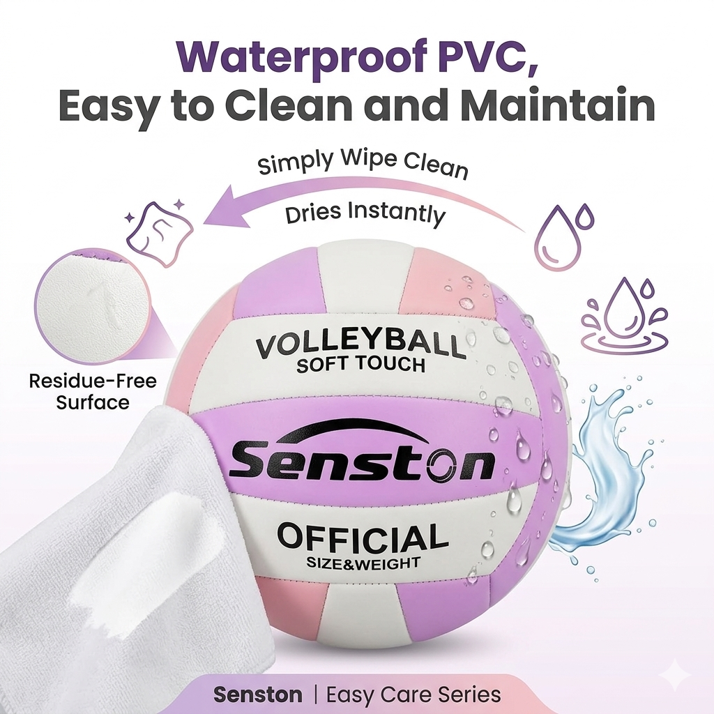 Senston Volleyball, Official Size 5, Soft-Touch photo 2