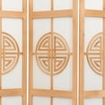thumbnail image 3 of Oriental Furniture 6 ft. Tall Long Life Shoji Screen - 3 Panel - Natural, 3 of 3