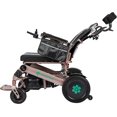 thumbnail image 4 of Fauteuil Roulant Motorisé Robuste à Dossier Réglable pour les Voyages et la Routine Quotidienne, Grande Capacité de 230 kg, Appuie-Tête Repose-Pieds Ajustable - Bronze, 4 of 5