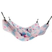 SPRING PARK Hanging Envelope Hammock for Small Animals, Warm Sugar Glider Hammock Nest, Guinea Pig Cage Accessories Bedding for Chinchilla Ferret Squirrel Rat Playing Sleeping
