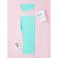 thumbnail image 4 of Franhais Women's Long Skirt Suit Sleeveless Off Shoulder Tube Tops + High Waist Side High Slit Streetwear Skirt, 4 of 9
