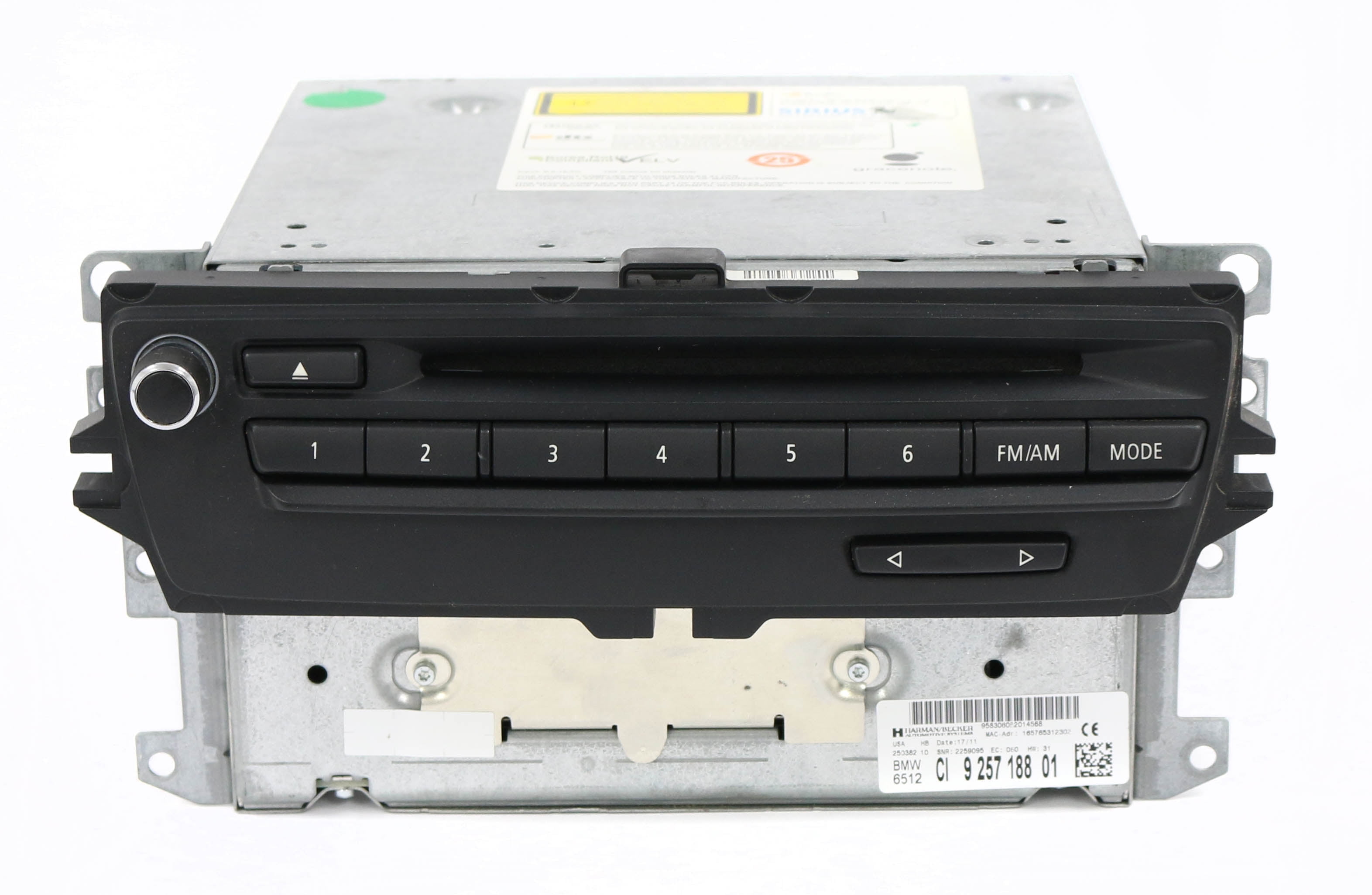 Restored 2010-2013 BMW 128i 135i 328i 335i M1 M3 X1 Single Disc CD Player OEM 65129257188 (Refurbished)