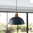 thumbnail image 3 of Modern Industrial 1-light Large 16-inch Kitchen Island Pendant Blue, 3 of 5