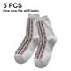 thumbnail image 2 of Calcetines de algodón para mujer, calcetines suaves para mujer por encima del tobillo, 5 pares de regalos para mujer, 2 of 5