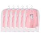 thumbnail image 1 of Bolsas De Ropa Para Colgar Ropa, Bolsa De Ropa Transparente De 6 Piezas, Bolsa De Traje De Plástico A Prueba De Polvo, Protector De Abrigos Fundas De Ropa Con Cremallera Para Almacenamiento, 1 of 5