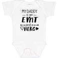 thumbnail image 3 of Inktastic My Daddy is an EMT and a Hero Boys or Girls Baby Bodysuit, 3 of 5