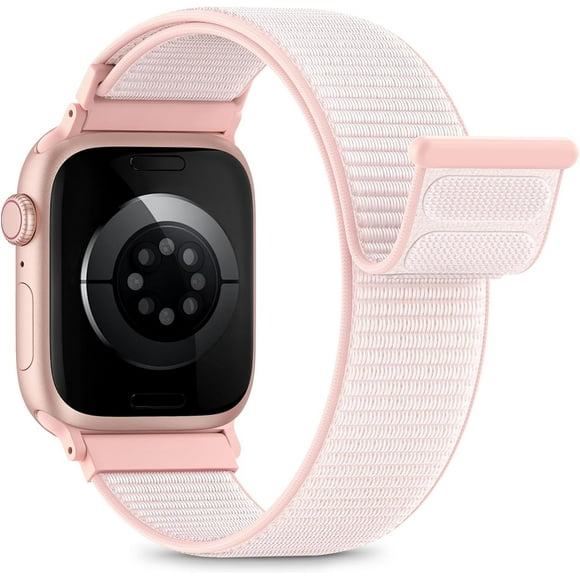 XiHAMA Nylon Loop Sport Band Compatible with Apple Watch Bands for Women Men 40mm 44mm 45mm 46mm 49mm 38mm 42mm, iWatch Wrist Straps for Ultra 2, SE, Series 10 9 8 7, Breathable Soft Band for Outdoor