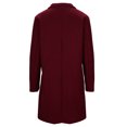 thumbnail image 6 of Roncen Women's 2026 Autumn Wool Blend Coat - Mid-Length Lapel Collar Long Sleeve Single-Breasted Slim Fit Casual Elegant Solid Color Trench Coat for Office Daily Outerwear, 6 of 8