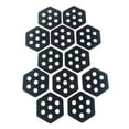 thumbnail image 4 of Kuntesetty 12Pcs Hexagon Surfboard Traction Pads Anti Slip Mat Premium Decking Accessories Deck Grips Deck Pads for Grip Surf Paddleboard black, 4 of 9