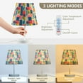 thumbnail image 4 of LED Desk Lamp Colorful Block Doodle Table Nightstand Lamps with 3 Color Temperatures for Home Bedroom Living Room Decor 6x11, 4 of 8