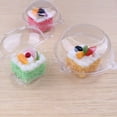 thumbnail image 4 of ACDANC 50pcs Cupcake Holders Clear Plastic Cupcake Containers Disposable Cake Boxes, 4 of 7