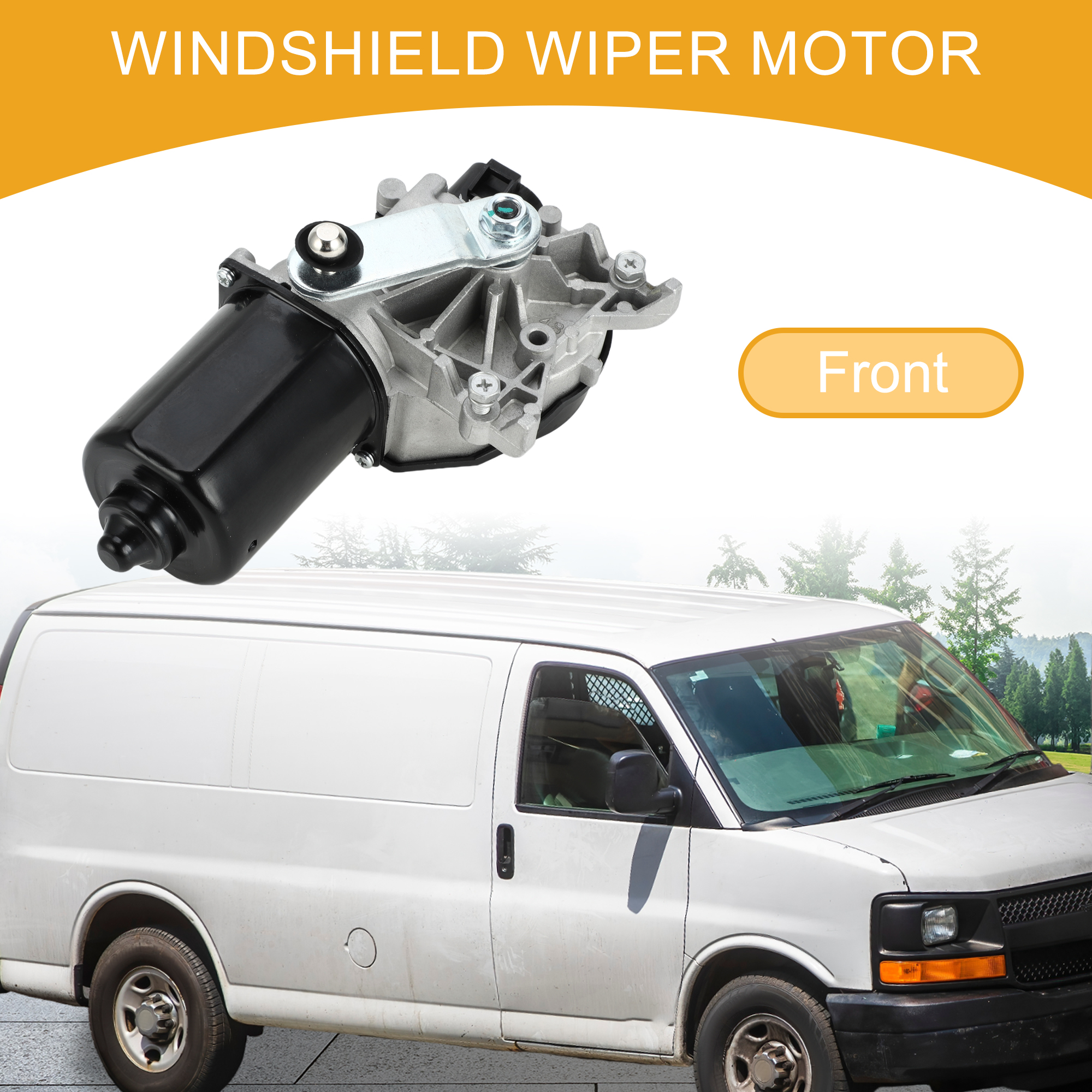 Unique Bargains Windshield Wiper Motor Replacement for Chevrolet Express and for GMC 5 Pin