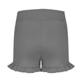 thumbnail image 5 of RUTAYY Toddler Girls Athletic Ruffle Shorts High Waisted Yoga Dance Shorts Comfy Workout Gymnastics Shorts Trouser Lovely Pants, 5 of 5