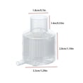 thumbnail image 4 of Jumpingount Humidificador desechable para intercambiadores de humedad y calor con puerto de oxígeno, filtro HME de baja resistencia a la cuidado de los oídos, 4 of 6