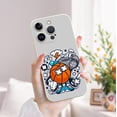 thumbnail image 2 of Agregue un toque divertido a su iPhone con una funda para teléfono plateada mate con diseño de dibujos animados, 2 of 4