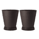 thumbnail image 1 of 2 Macetas Grande Moderna Minimalista Interior Exterior Plato CAFE, 1 of 5