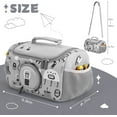thumbnail image 3 of Carrying Case for Toniebox Starter Set Storage Carrier Bag for Toniesbox Audio Player Carrying Box for Kids Toniebox Accessories Travel Carrying Bag for Toniebox Gray, 3 of 7