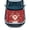 Red Reindeer Snowflake, variant on XYZCANDO Christmas Universal Car Hood Cover featuring Smiling Reindeer Snowflake - Ideal for Festive Vehicle Exterior Decoration