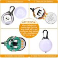 thumbnail image 5 of Collar con luz LED para perro, 8 luces de seguridad coloridas para perros y gatos, resistente al agua, 3 modos de parpadeo (8 pilas adicionales incluidas)., 5 of 5