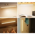 thumbnail image 3 of Amdohai Under Cabinet Lighting Hand Wave Activated DIY Stick-on Under Counter Lighting Wall-mounted Magnet USB Light Bar Motion Sensor Night Light for Closets Kitchen Stairs Cupboard, 3 of 8