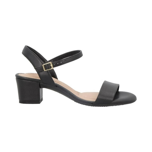 Zapatillas Casuales Mujer Kipon Tacón Bajo Negras negro 27