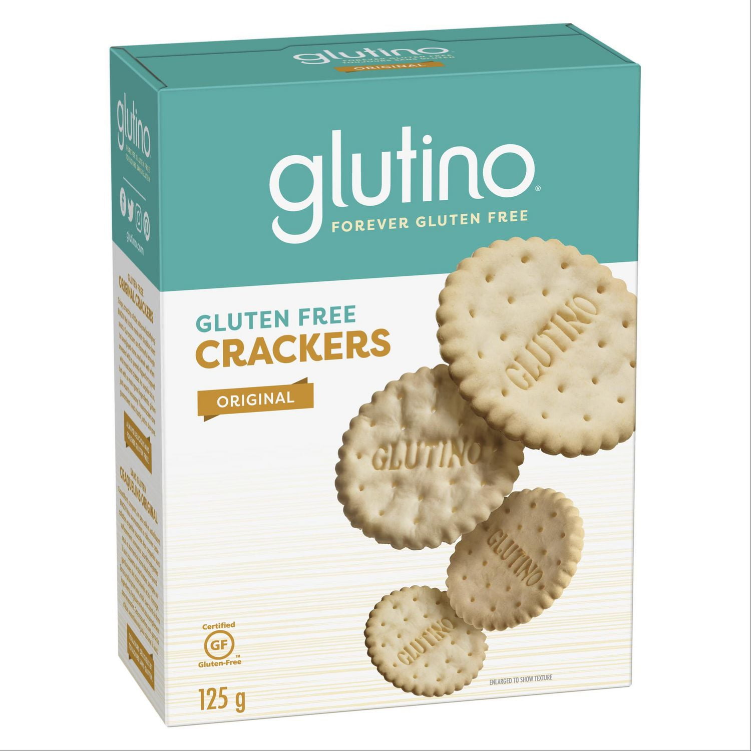 Glutino Gluten Free Original Crackers - 125 g (1 x 125 g)