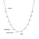 thumbnail image 5 of Dainty Multi Disc Choker Necklace For Women Girls, 5 of 5