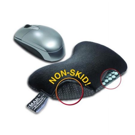 UPC: 0649833101746 | Brownmed IMAK Ergo Non-Skid Wrist Cushion for Mouse – Black
