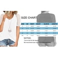 thumbnail image 3 of MOSHU V-Neck Blouses for Women Lace Short Sleeve Shirts Casual Women Tops, 3 of 9