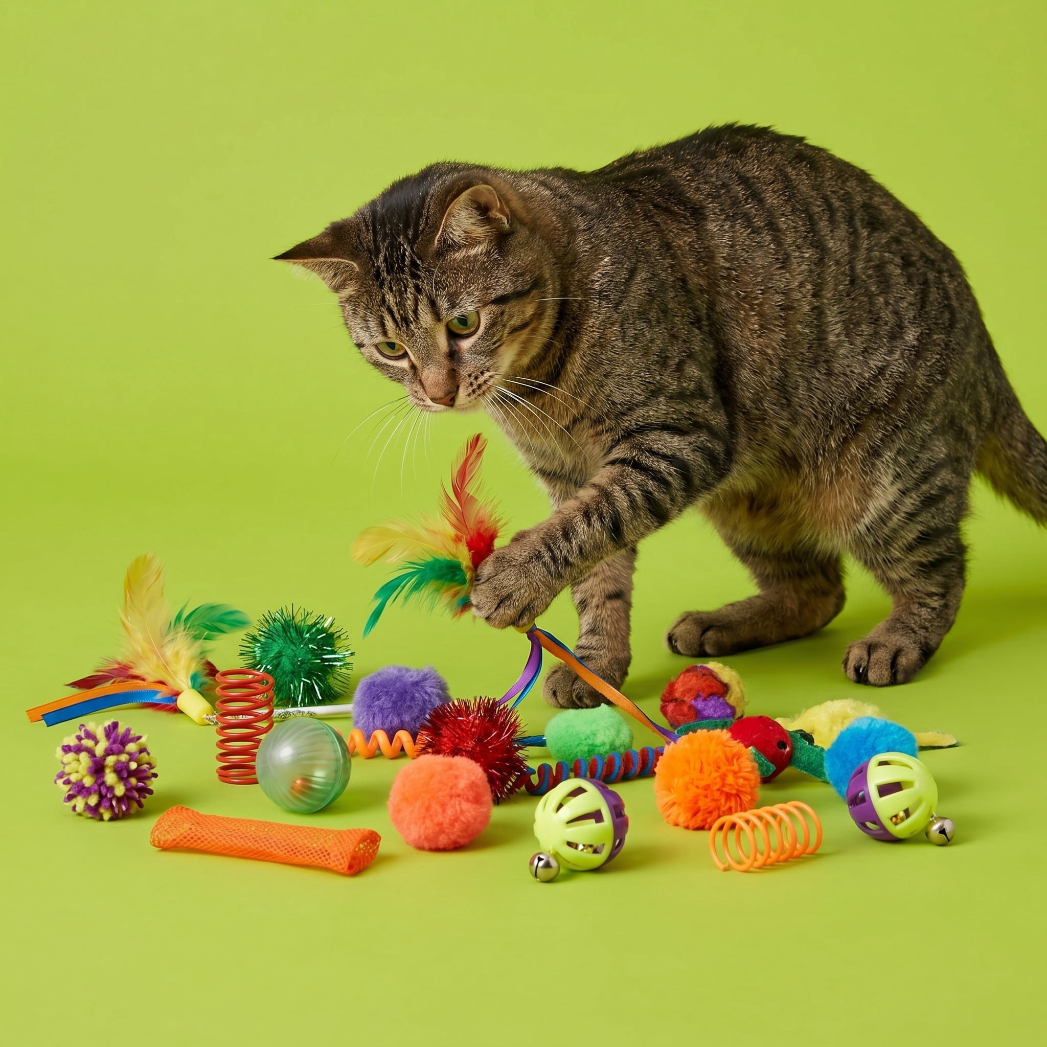 Vibrant Life Value Pack Cat Toys, 24 Pieces