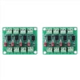 thumbnail image 1 of 2X Optoacoplador 817 Placa de Aislamiento de Voltaje de 4 Canales Módulo de Controlador de Conmutación de Control de Voltaje Módulo de Aislamiento óptico, 1 of 5