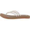 thumbnail image 4 of Sanuk Women's Yoga Sandy Flip-Flop, Tan/White, 8, 4 of 5