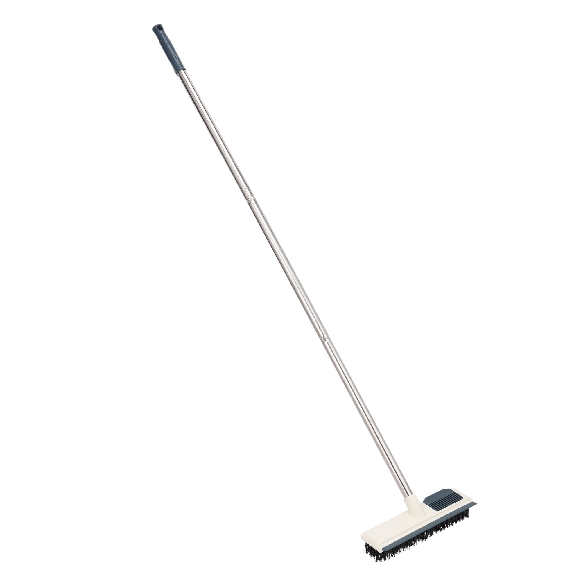 Floor Scrub Brush with Long Handle Stiff Bristle Brush Scrubber