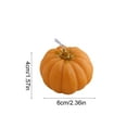 thumbnail image 3 of HOARBOEG Handmade Realistic Pumpkin Scented Candle - Natural Soy Wax Halloween Decorative Candles, Aromatherapy Pumpkin Spice Scented for Home Ambiance, Gift, 3 of 6