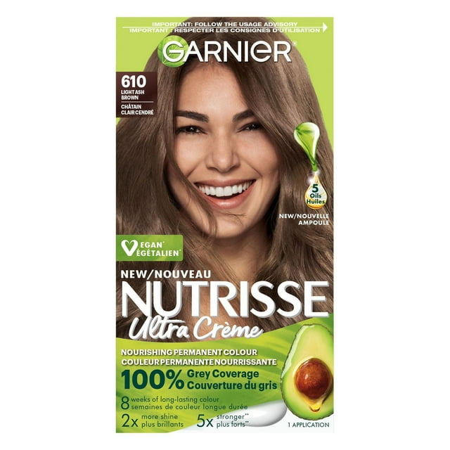 Garnier Nutrisse Ultra Crème, Coloration Permanente, Longue-Durée, 1 unité