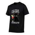 thumbnail image 3 of Funny Sassy Cat Saying Let Me Pour You A Glass of Get Over It T-Shirt - Cool Sarcastic Graphic Tee with Black Cat and Drink Design, Bold Statement Gift for Women Men, 3 of 9