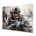 thumbnail image 2 of Designart "Precision Marksmanship Army I" Army Metal Wall Art, 2 of 5