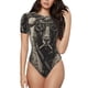 thumbnail image 1 of Balery Vintage Ram Pilot Body de cuello redondo de manga corta para mujer Tops de manga corta Tops básicos-X-Large, 1 of 7