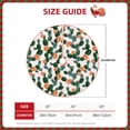 thumbnail image 3 of Daiia Cactuses Drawing Merry Christmas Tree Skirt , Xmas Large Lace-up Tree Skirt, Santa Snowflakes Rustic Home Decorations New Year Party Farmhouse Decor-30", 3 of 7
