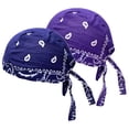 thumbnail image 1 of Gorro tipo bandana de pirata para ciclismo, transpirable, duradero y resistente al viento. Azul púrpura, 1 of 5