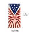 thumbnail image 4 of Teissuly Independence Day Microfiber Beach Towel Super Lightweight Colorful Bath Towel Sandproof Beach Blanket Multi-Purpose Towel For Travel Swimming Pool 27x55 Inch, 4 of 4
