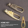 thumbnail image 2 of Shisuyan Lightweight Buckle Key Rings Brass 1Set, 2 of 8