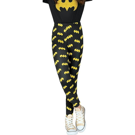 Batgirl Children's Leggings Girls Halloween Accessory- 6 