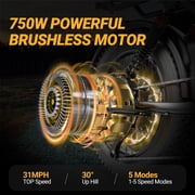 VOLTVOGUE BK-20 Adult Electric Bike, 1500W Brushless Motor, 20 Fat Tire 48V 960Wh Ebike, 31MPH Top Speed Dual Suspension