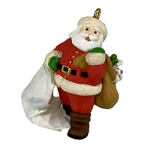 1998 Centuries of Santa (Miniature) Hallmark Keepsake Christmas Tree Ornament - QXM4206