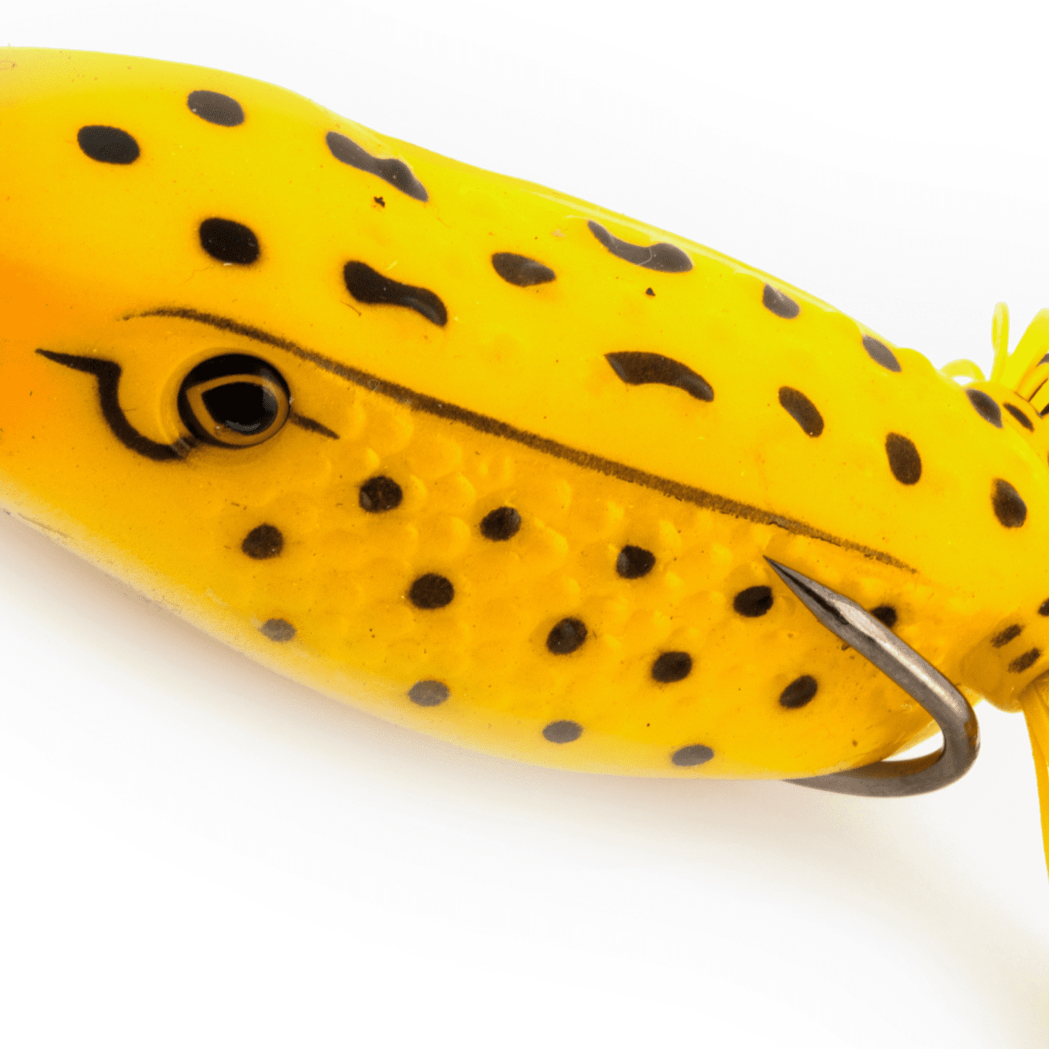 (3 pack) Ozark Trail Frog Popper Fishing Lure 2.5 in. – Yellow