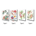 thumbnail image 2 of PVC Self-adhesive Creative Design Wall Mural Floral Toilet Stickers Gorgeous Flower Decals Home Decoration TYPE 3, 2 of 8